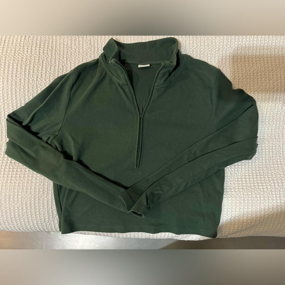 Aritzia, Sunday Best, collared quarter zip shirt, XL (wears like a M)